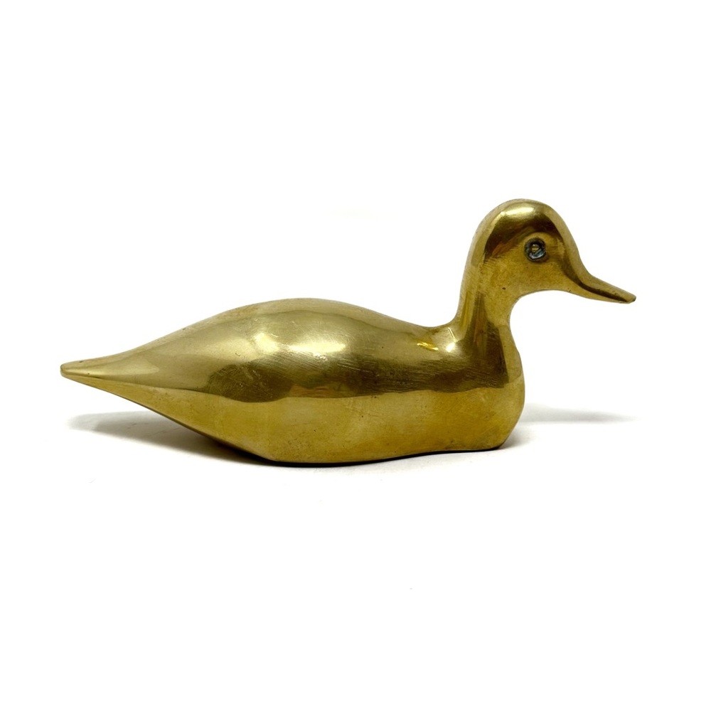 Vintage‎ | Brass MCM Small Duck Figurine
